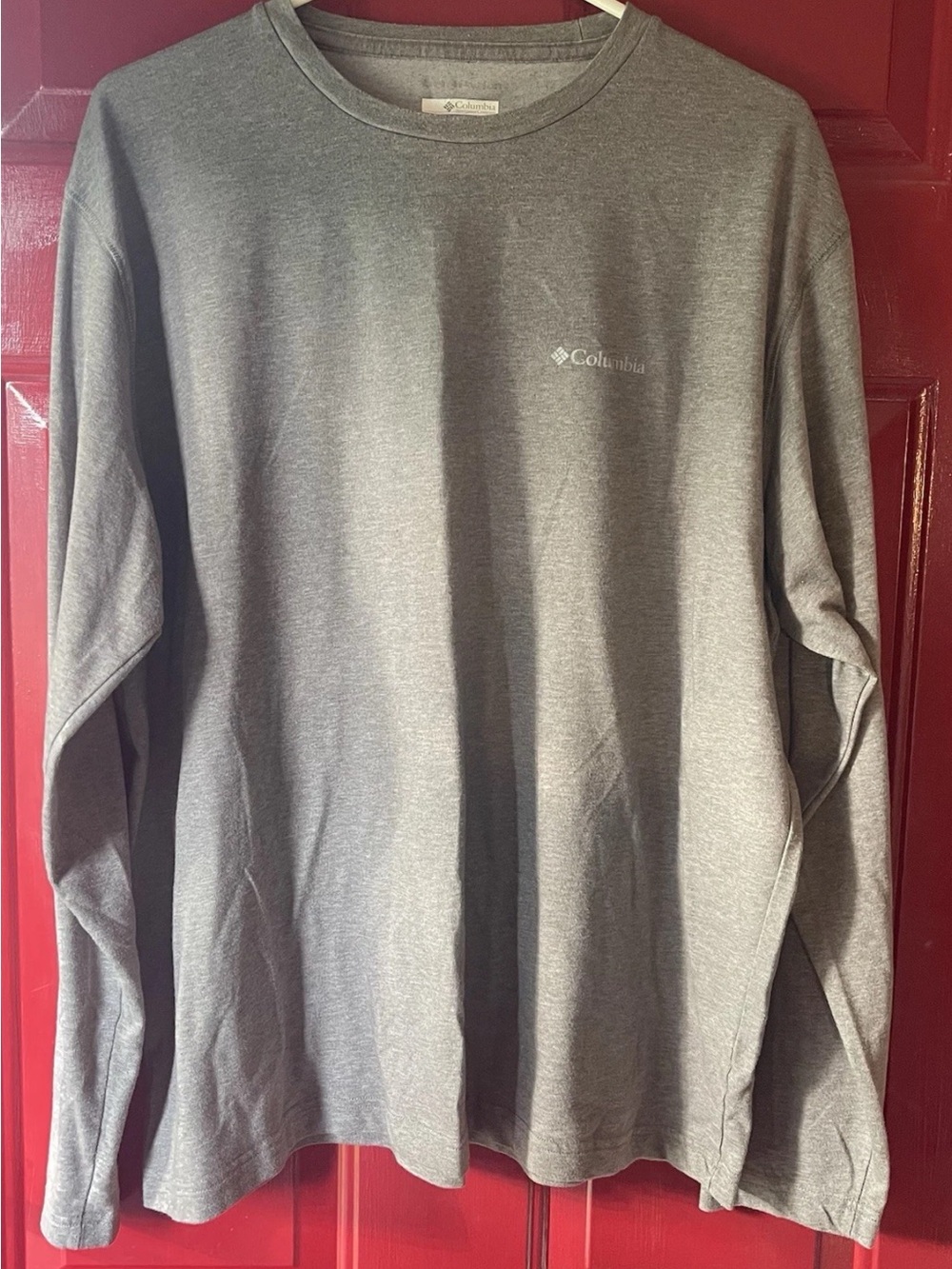 Columbia Long Sleeve Crewneck Shirt - Heather Gray